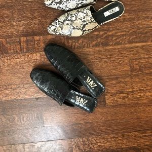 Black Zara Mules